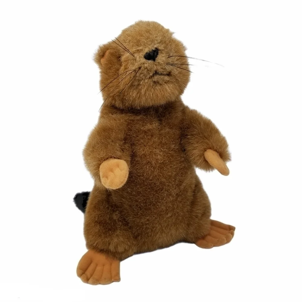 Groundhog Plush Soundprints 1992 Stuffed Animal 90s Wildlife Realistic